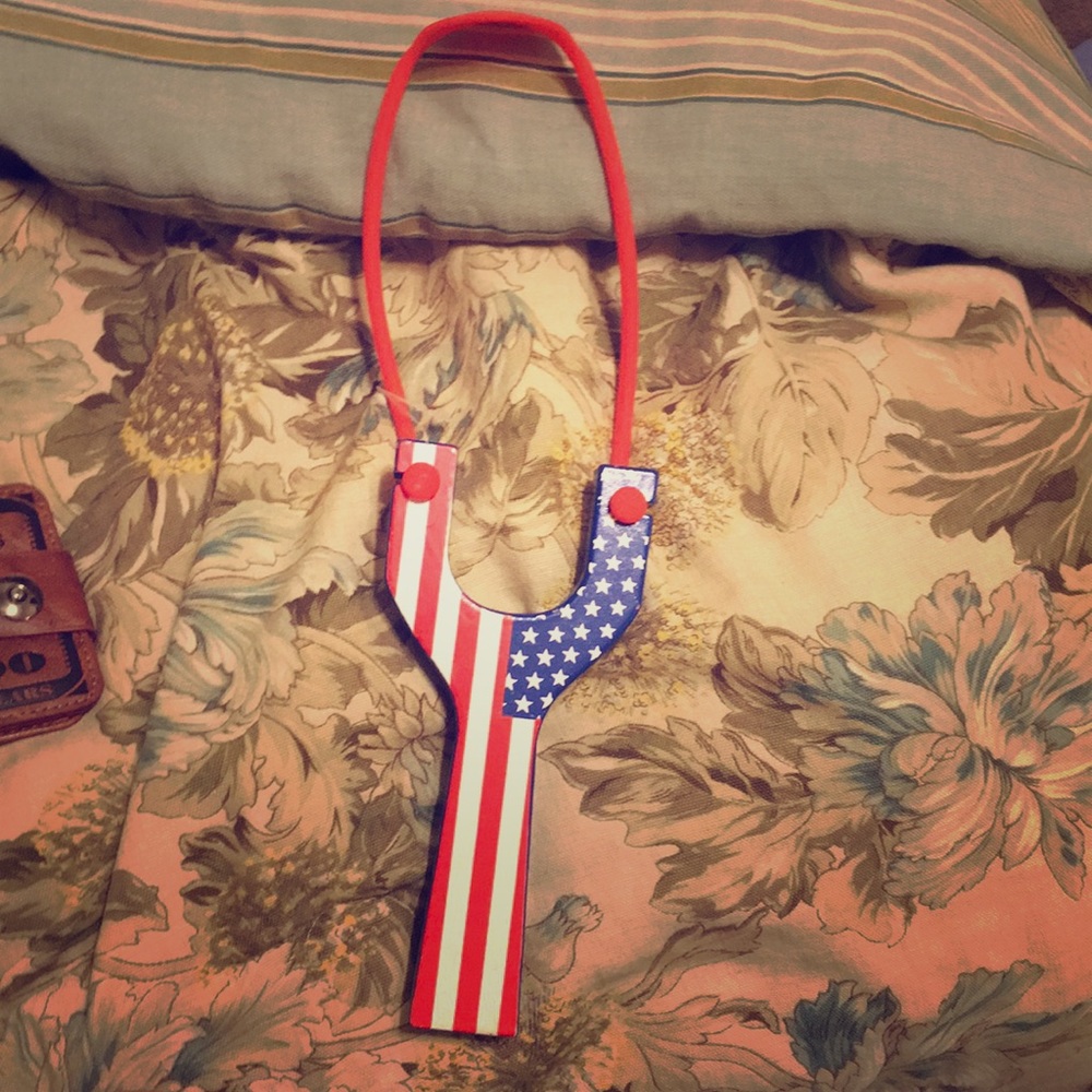 America Flag sling shot